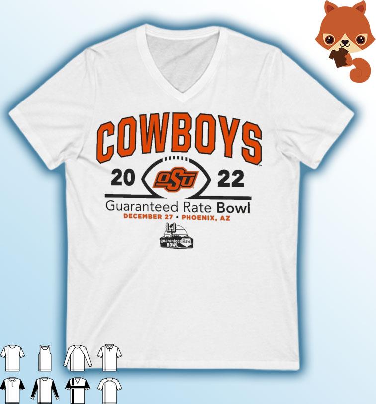 Guaranteed Rate Bowl 2022 Oklahoma State Cowboys Logo Shirt