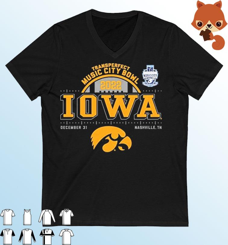 Iowa Hawkeyes Music City Bowl December 31, 2022 Shirt