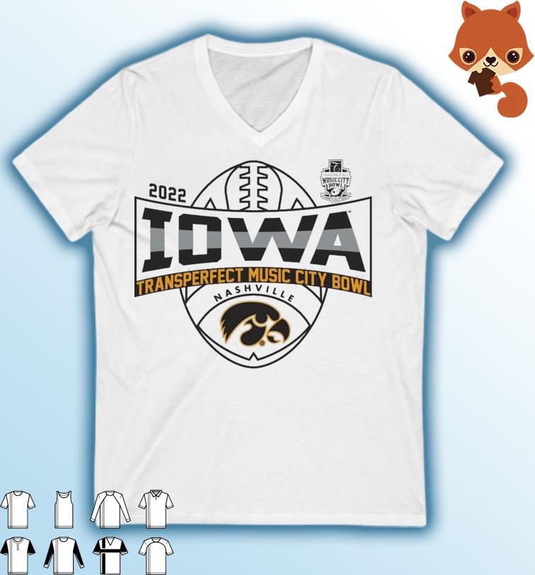 Iowa Hawkeyes Transperfect Music City Bowl 2022 Nashville Shirt