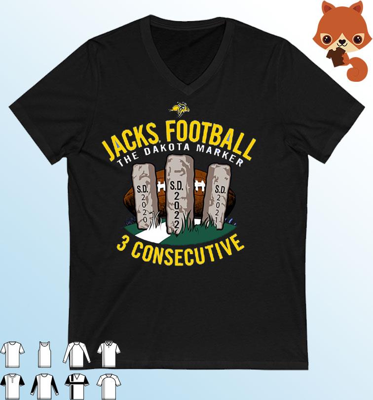 Jacks Football The Dakota Maker 3 Consecutive Shirt