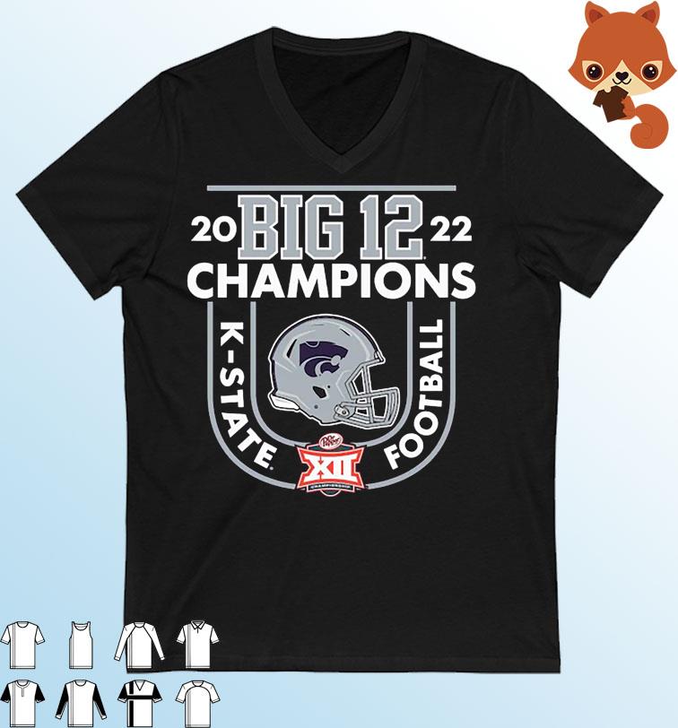 K-State Wildcats 2022 Champions Big 12 Football Conference Shirt