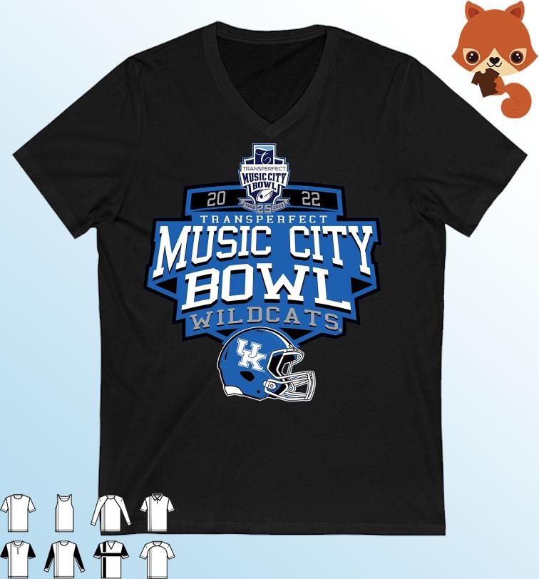 Kentucky New Year's Eve 2022 Transperfect Music City Bowl Shirt