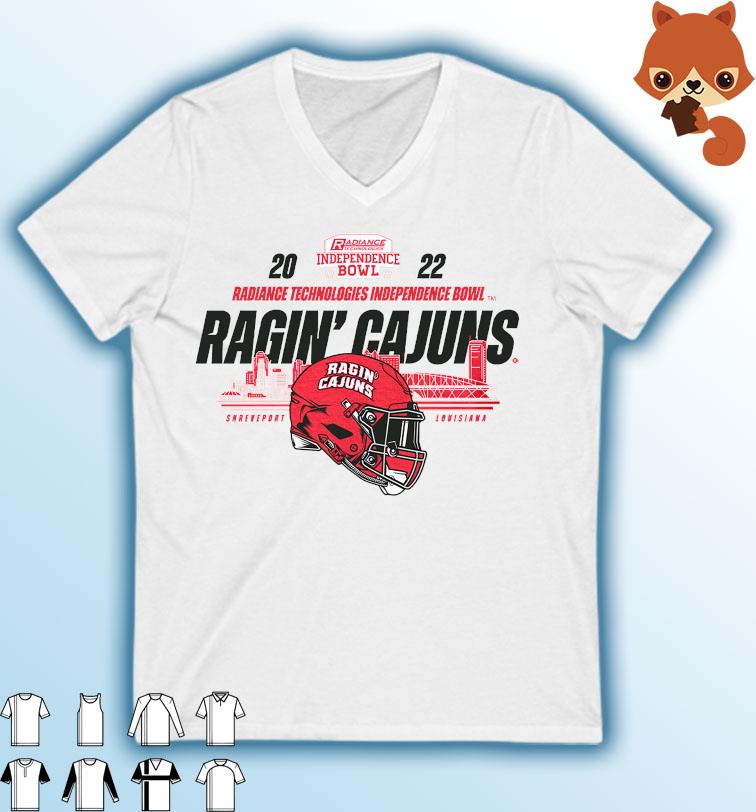 Louisiana Ragin Cajun 2022 Radiance Technologies Independence Bowl Shirt