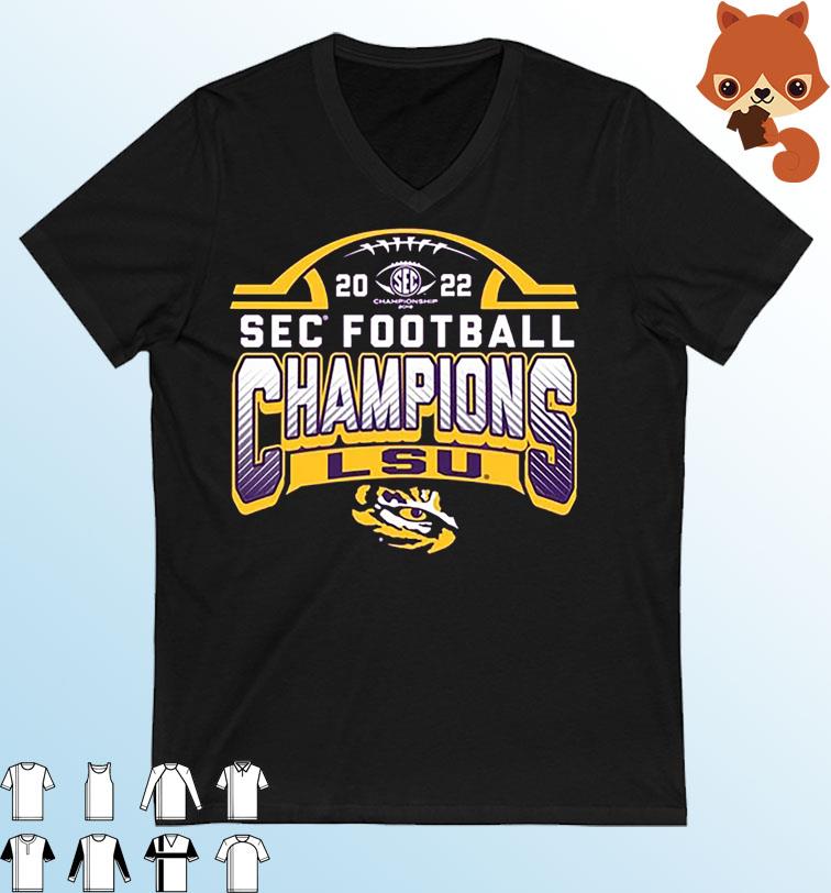 LSU Tigers 2022 SEC Football Champions Shirt