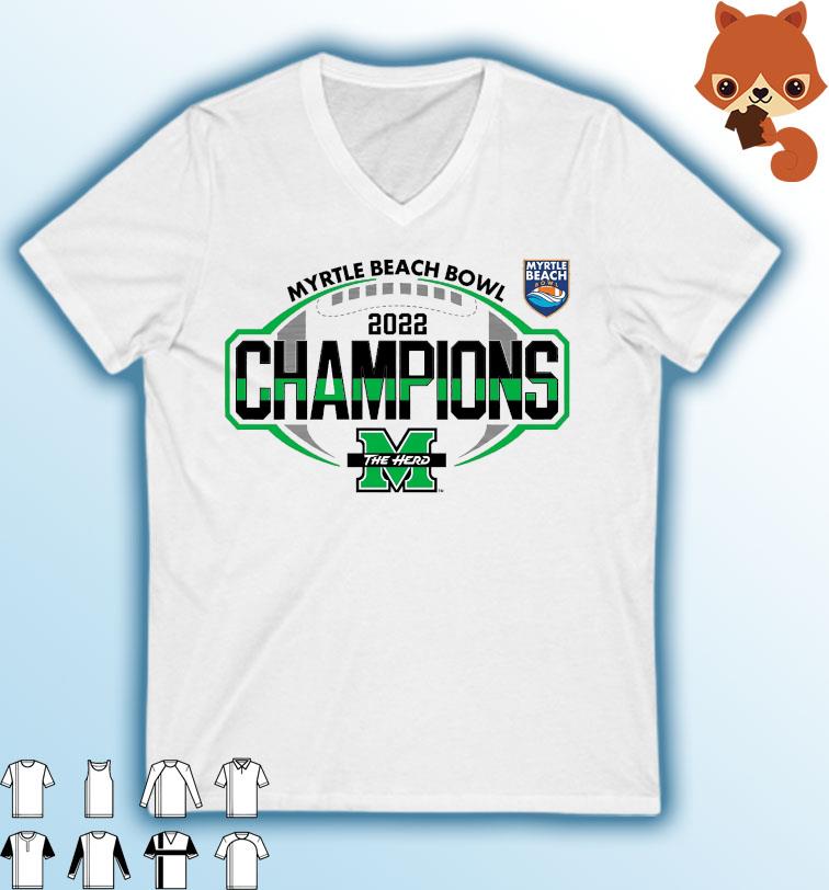 Marshall Football Myrtle Beach Bowl Champions 2022 Shirt