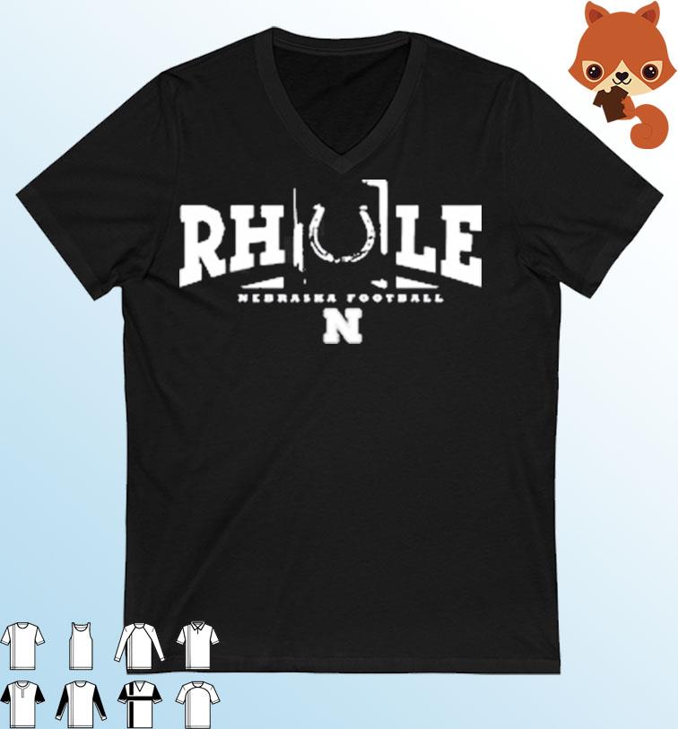 Matt Rhule Nebraska Huskers Horseshoe T-Shirt
