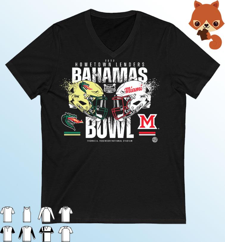 Miami Redhawks Vs UAB Blazers 2022 Hometown Lenders Bahamas Bowl Shirt