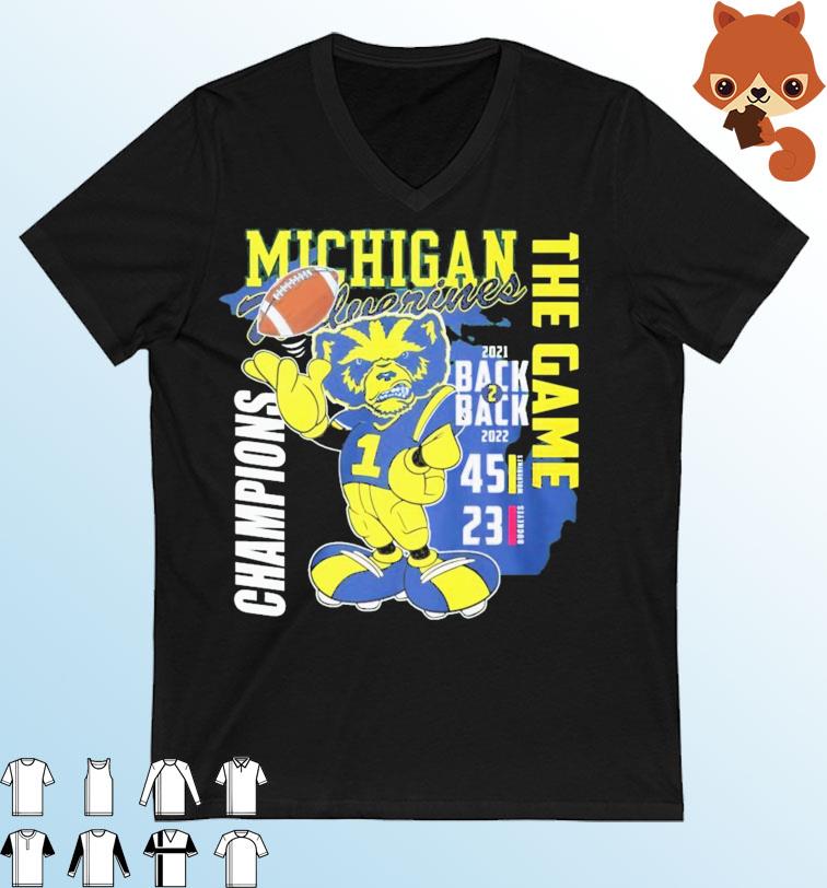 Michigan The Game Champions Back To Back Shirt