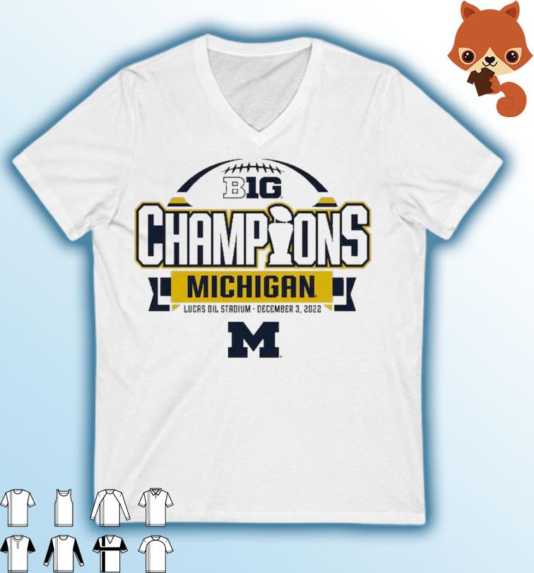 Michigan Wolverines 2022 Big Ten Champions December 3 Shirt