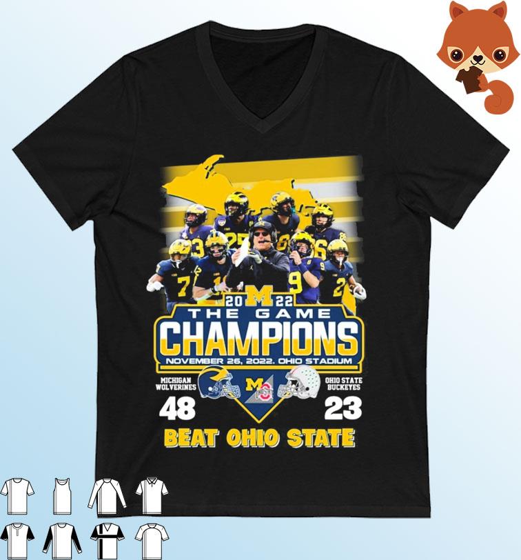 Michigan Wolverines Beat Ohio State 45-23 The Game Champions 2022 Shirt