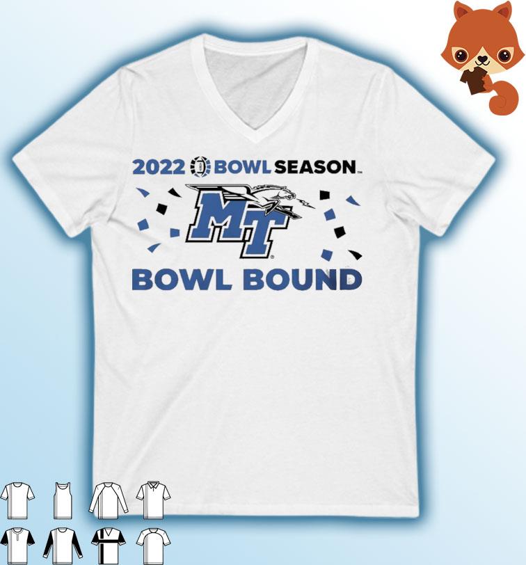 Middle Tennessee 2022 Bowl Season Bowl Bound Shirt
