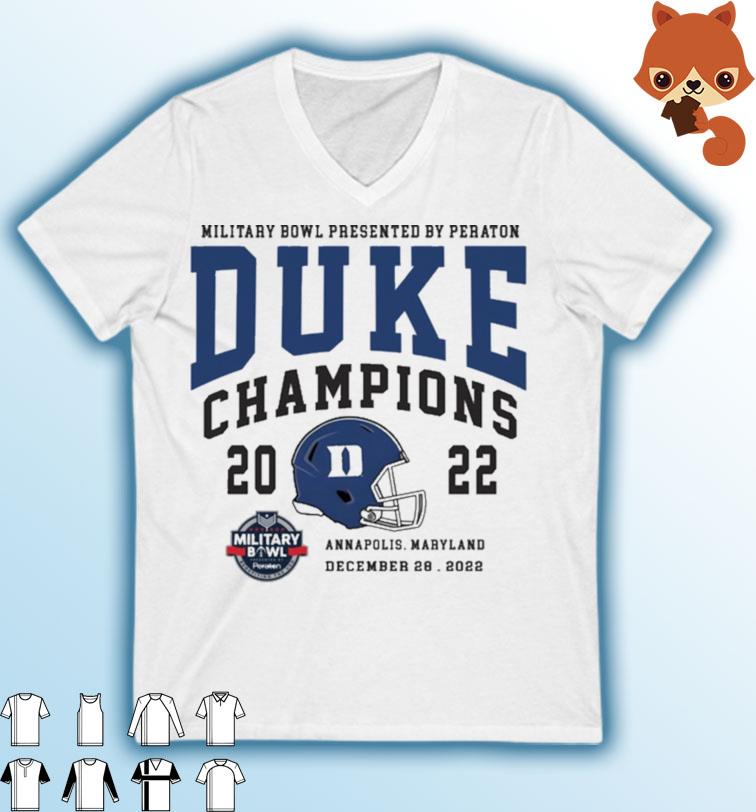 Military Bowl Duke Blue Devils Champions 2022 Shirt