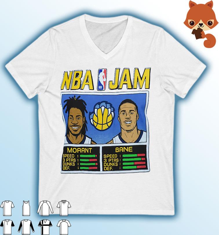 NBA Jam Ja Morant and Desmond Bane Memphis Grizzlies Shirt