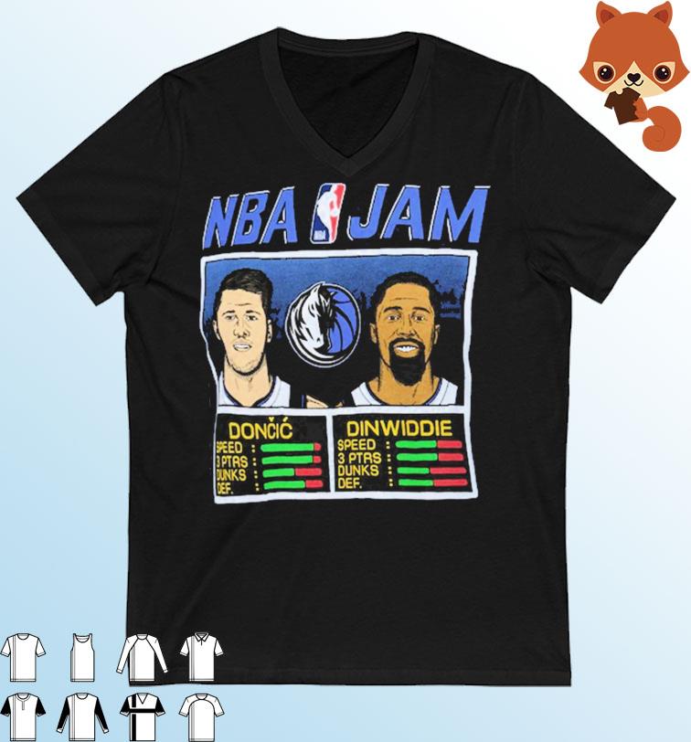 NBA Jam Luka Doncic & Spencer Dinwiddie Dallas Mavericks Shirt