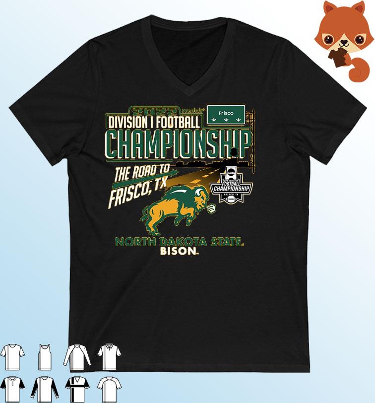 NDSU Football 2022 NCAA Division I Football Championship the Road To Frisco shirt