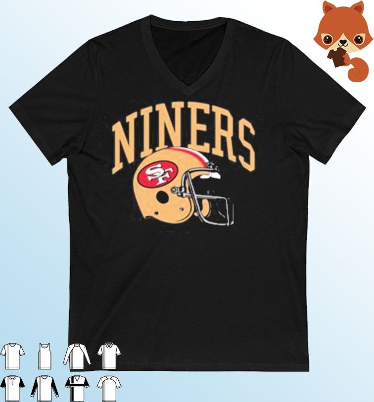 NFL San Francisco 49ers Helmet Retro T-Shirt