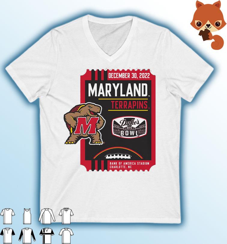 Official Maryland Terrapins 2022 Duke's Mayo Bowl Shirt