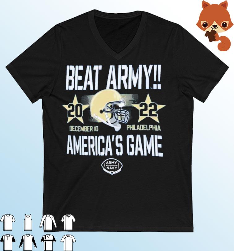 Official Navy Midshipmen Beat Army 2022 America's Game Shirt