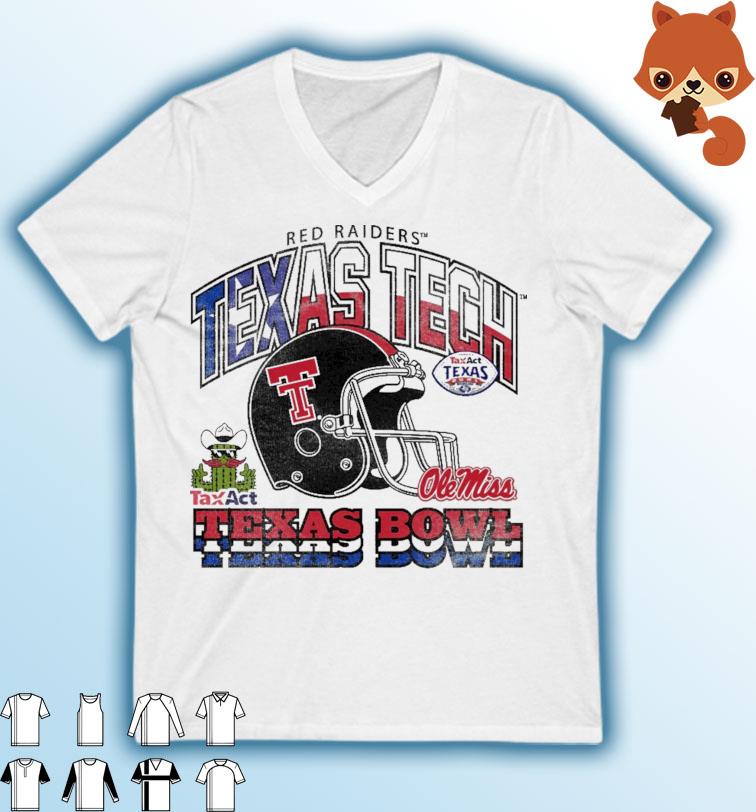 Official Texas Tech Red Raiders 2022 TaxAct Texas Bowl Shirt