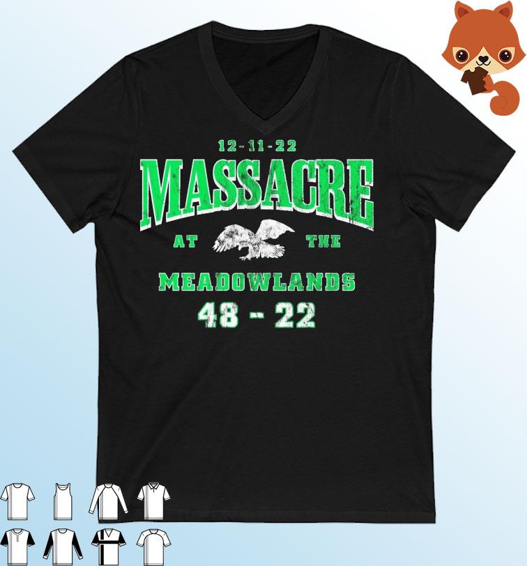 Philadelphia Eagles Masacre Meadowlands 48-22 Shirt