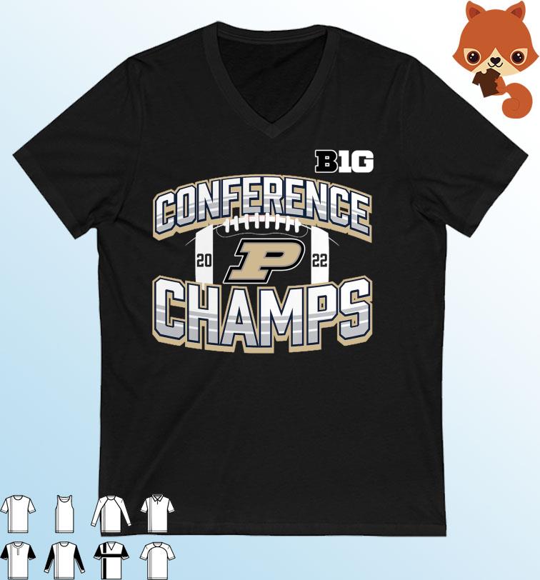 Purdue Boilermakers Football 2022 Big Ten Conference Champions Shirt