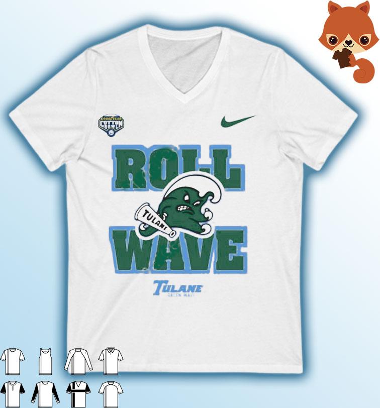 Roll Wave Tulane Green Wave Nike Goodyear Cotton Bowl Classic shirt
