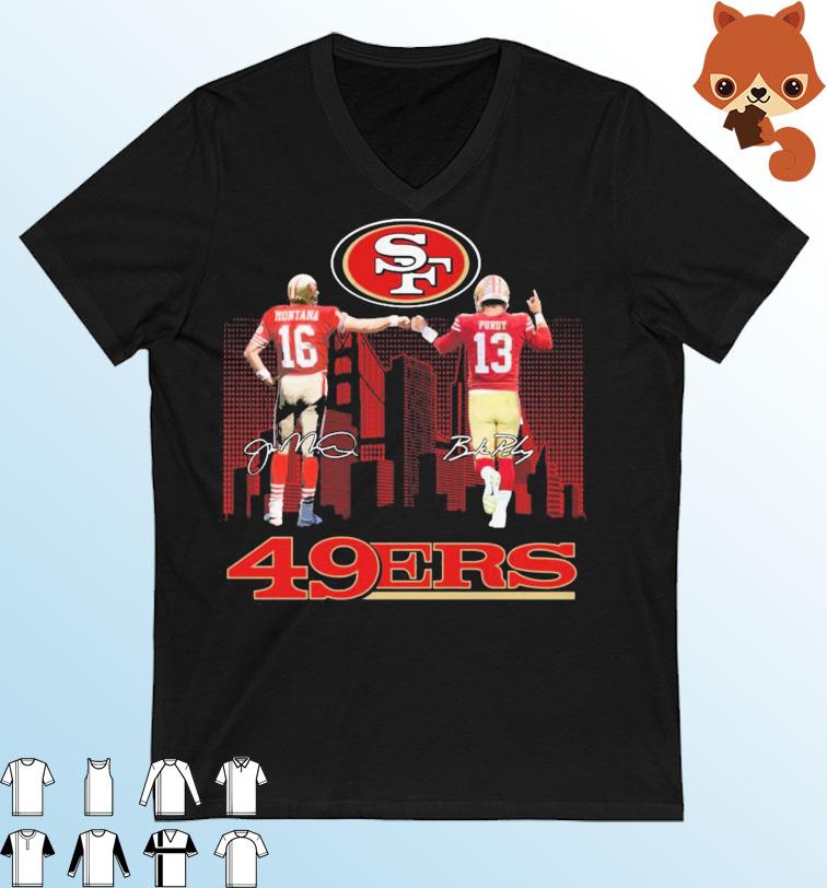 San Francisco 49ers Joe Montana And Brock Purdy Signatures shirt