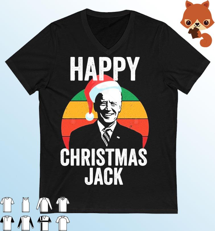 Santa Biden Happy Christmas Jack Vintage Shirt
