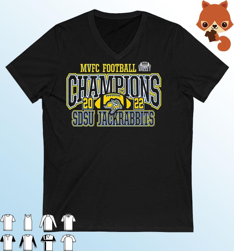 SDSU Jackrabbits 2022 MVFC Football Champions Shirt