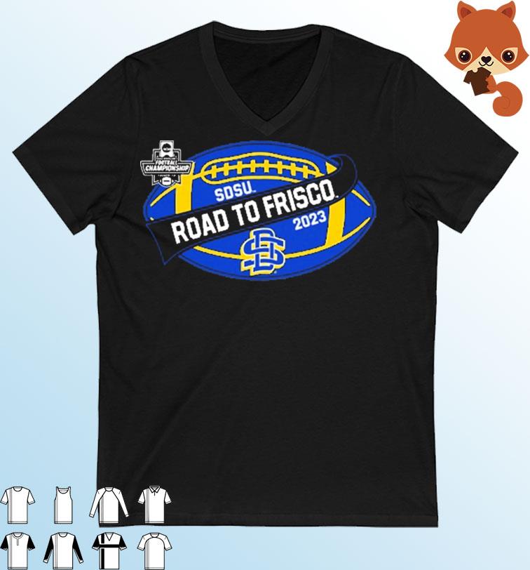 SDSU Jackrabbits The Road To Frisco 2023 NCAA Division I Football Championship shirt