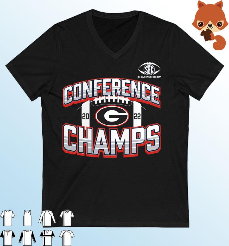 SEC Football Conference Champs 2022 Georgia Bulldogs Shirt