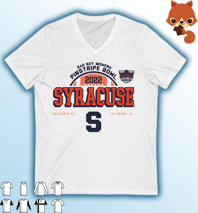 Syracuse Orange Bad Boy Mowers Pinstripe Bowl 2022 Shirt