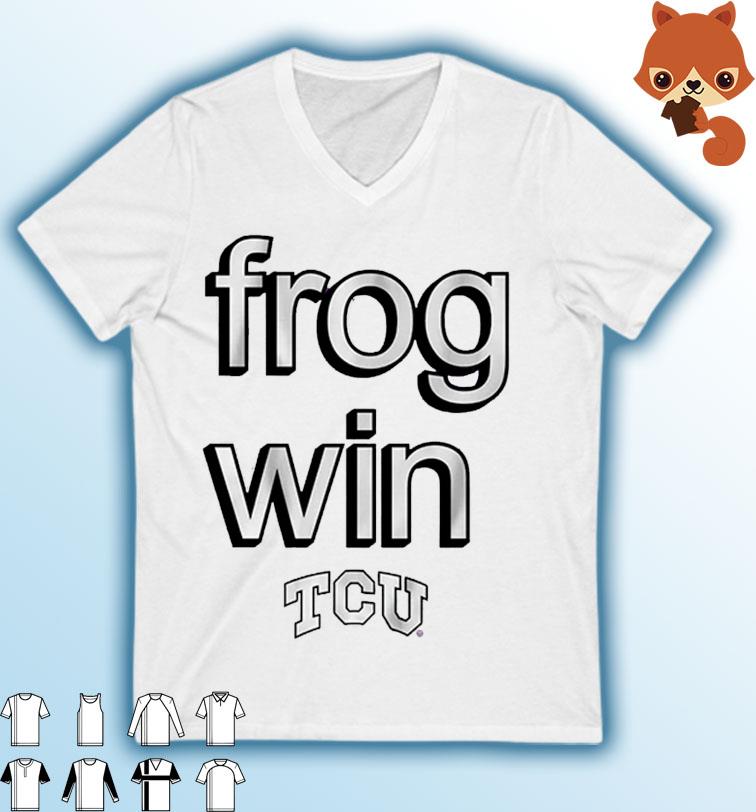 TCU Football Frog Win Shirt