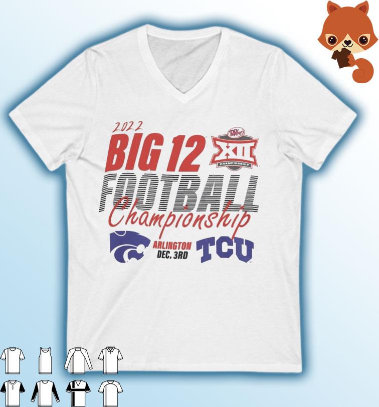 TCU Horned Frogs vs K-State Wildcats 2022 Big 12 Football Championship Shirt