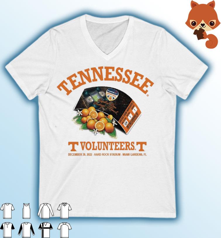 Tennessee Volunteers Capital One Orange Bowl December 30, 2022 Shirt