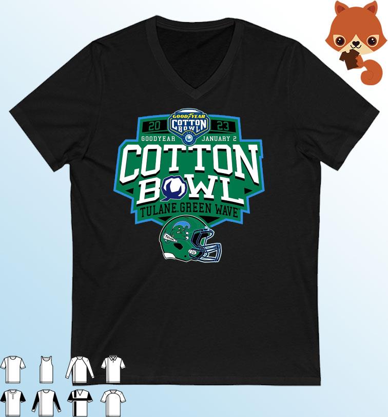 The Goodyear Cotton Bowl Tulane Green Wave 2023 Shirt