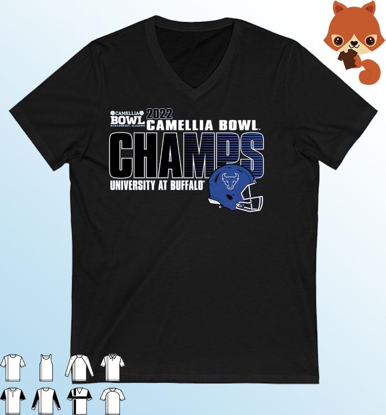 University at Buffalo Football 2022 Camellia Bowl Champions T-Shirt