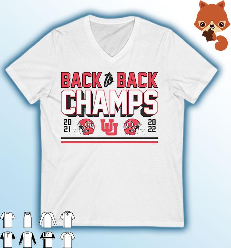 Utah Football Back-to-back Champions Shirt