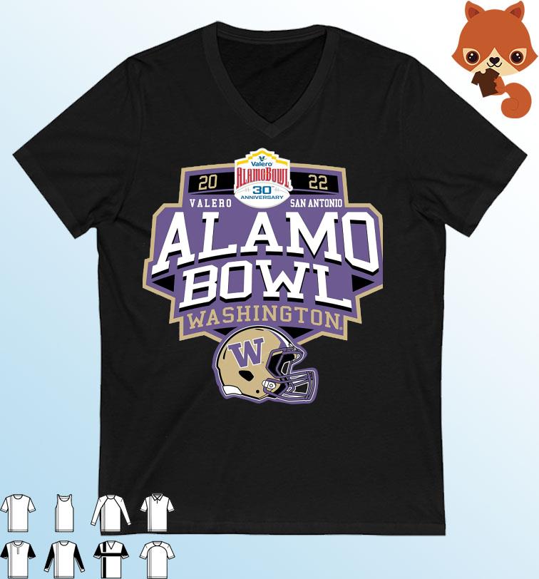 Washington Huskies 2022 Valero Alamo Bowl 30th Anniversary Shirt