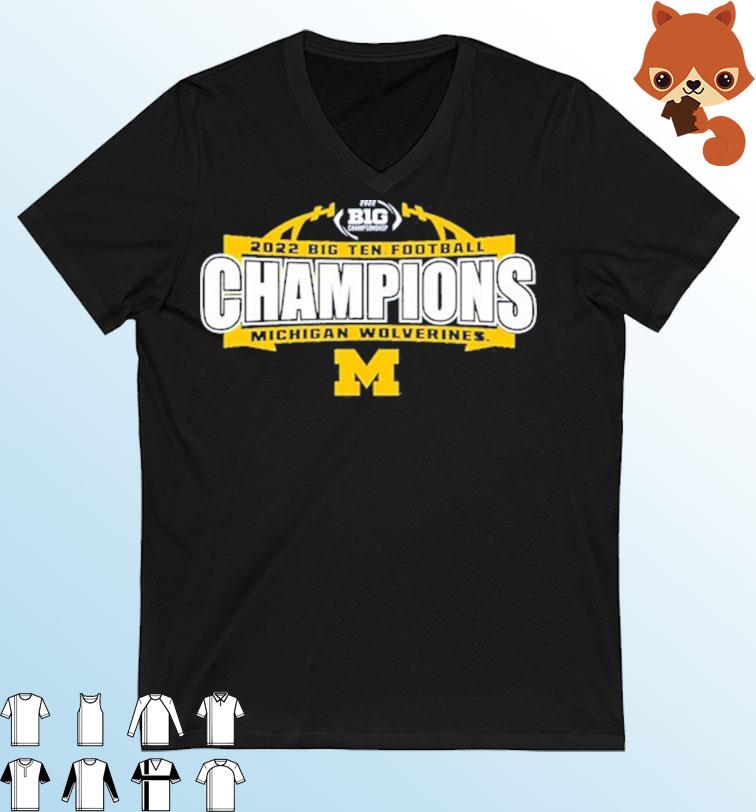 University Of Michigan Football 2022 Big Ten Champions Shirt