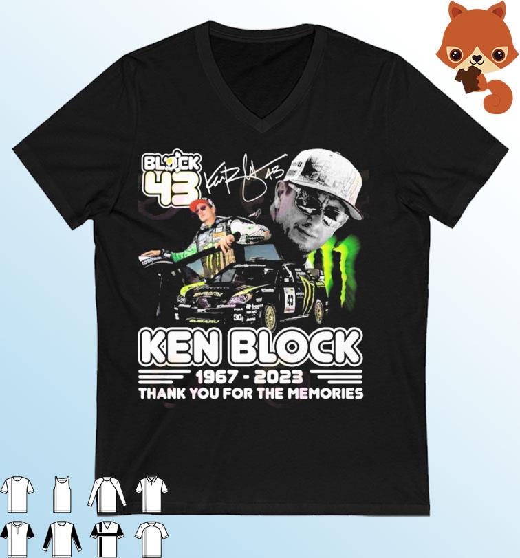 43 Forever Ken Block 1967 – 2023 Thank You For The Memories T-Shirt