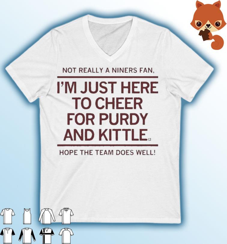 49ers Cheer For Purdy And Kittle Shirt