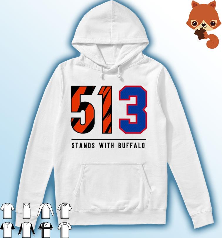 513 Stands With Buffalo Shirt Hoodie