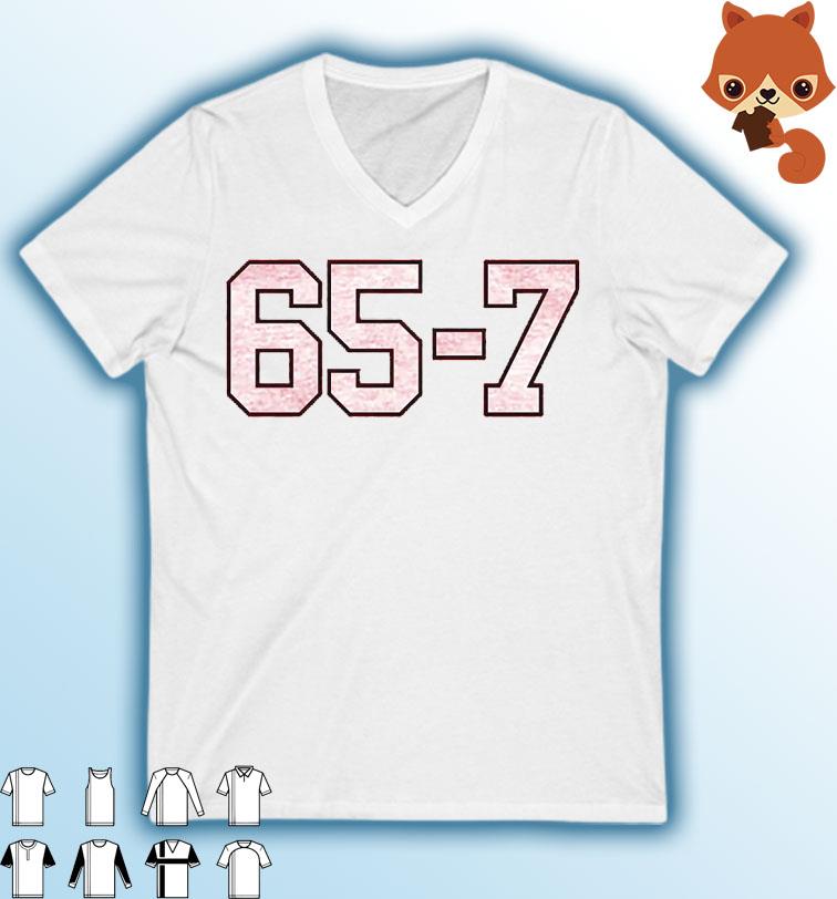 65-7 Georgia Beat TCU Shirt