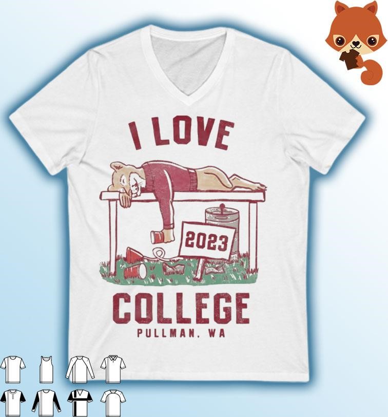 I Love College Wisconsin 2023 Shirt