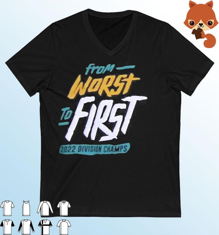 Jacksonville Jaguars From Worst The First 2022 Division Champs Shirt