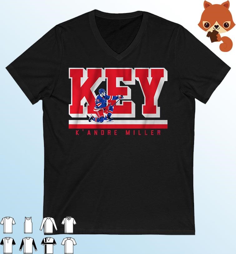 K'andre Miller New York Rangers KEY Shirt
