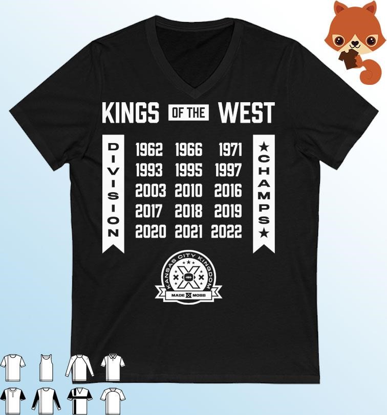 Kansas City Chiefs Kings Of The West Division Champions Shirt