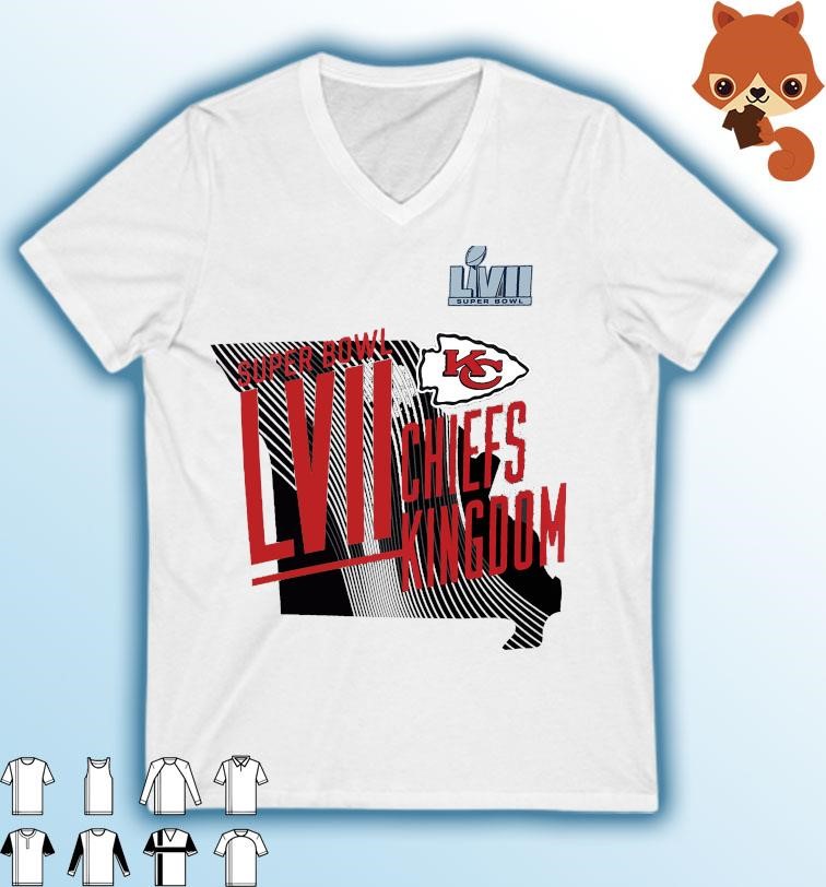 Kansas City Chiefs Super Bowl LVII State Shirt