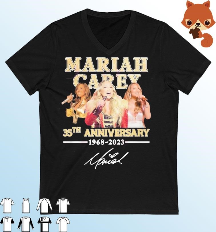 Mariah Carey 35th Anniversary 1968 – 2023 Thank You For The Memories Shirt